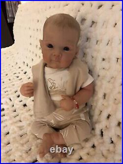 Reborn Dolls Cloth Body Vinyl Limbs Heavy Realistic 19 Inch Baby Boy Lifelike