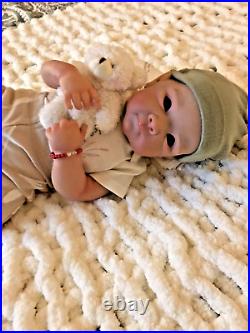 Reborn Dolls Cloth Body Vinyl Limbs Heavy Realistic 19 Inch Baby Boy Lifelike