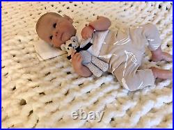 Reborn Dolls Cloth Body Vinyl Limbs Heavy Realistic 19 Inch Baby Boy Lifelike