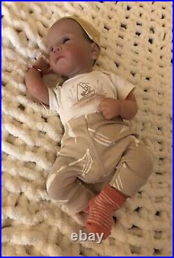 Reborn Dolls Cloth Body Vinyl Limbs Heavy Realistic 19 Inch Baby Boy Lifelike