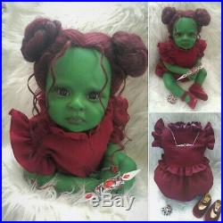 Reborn Fantasy Art Doll Baby Gamora 24'' OOAK, Ready to go Home