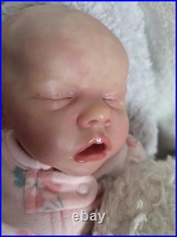 Reborn Girl Doll Cloth Body Pink Floral Outfit Twin A