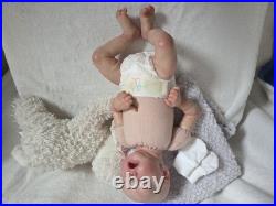 Reborn Girl Doll Cloth Body Pink Floral Outfit Twin A