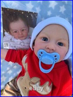 Reborn Henry Baby Boy Doll by Andrea Arcello 20 5.5 lbs