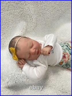 Reborn Johanna Asleep Baby Girl Realistic Reborn Doll Lifelike