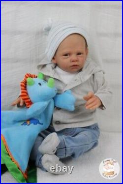 Reborn Kiki by Severine Piret Newborn Baby Boy Doll Reborn Baby Dolls Art Dolls