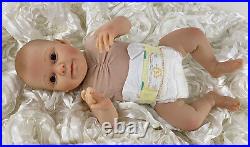 Reborn Kinby Grace Doll Girl Preemie 16 Baby Magnetic Pacifier with Accessories