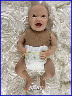 Reborn Kinby Katelyn Doll Girl Preemie 16 Baby Magnetic Pacifier Accessories