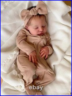 Reborn Lifelike Baby Dolls 19 inch Soft Body Realistic Newborn Dolls, Handmade