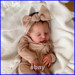 Reborn Lifelike Baby Dolls 19 inch Soft Body Realistic Newborn Dolls, Handmade
