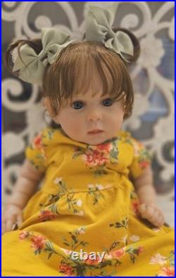 Reborn Like Weighted Cloth Body Vinyl Limbs Baby Doll