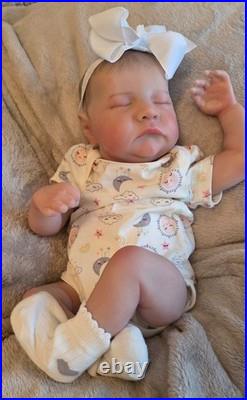 Reborn Like Weighted Cloth Body Vinyl Limbs Baby Doll
