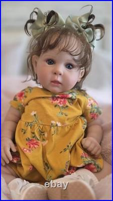 Reborn Like Weighted Cloth Body Vinyl Limbs Baby Doll