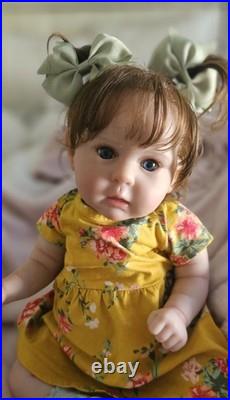 Reborn Like Weighted Cloth Body Vinyl Limbs Baby Doll