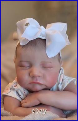 Reborn Like Weighted Cloth Body Vinyl Limbs Baby Doll