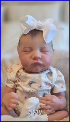 Reborn Like Weighted Cloth Body Vinyl Limbs Baby Doll