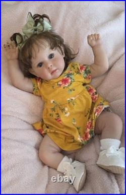 Reborn Like Weighted Cloth Body Vinyl Limbs Baby Doll