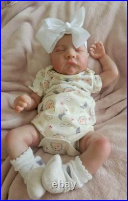 Reborn Like Weighted Cloth Body Vinyl Limbs Baby Doll