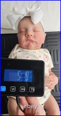 Reborn Like Weighted Cloth Body Vinyl Limbs Baby Doll