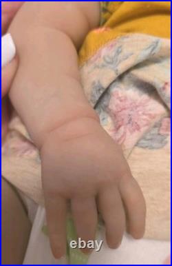 Reborn Like Weighted Cloth Body Vinyl Limbs Baby Doll