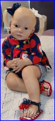 Reborn Louisa sculpt by Jannie De Lange 26, 8 lbs