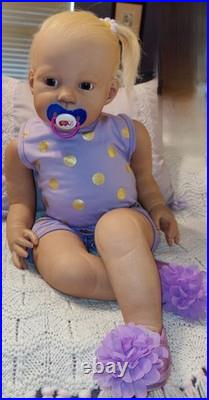 Reborn Louisa sculpt by Jannie De Lange 26, 8 lbs