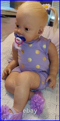 Reborn Louisa sculpt by Jannie De Lange 26, 8 lbs