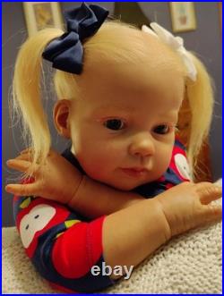 Reborn Louisa sculpt by Jannie De Lange 26, 8 lbs