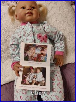 Reborn Louisa sculpt by Jannie De Lange 26, 8 lbs