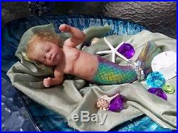 Reborn Mermaid Baby Doll LTD of 250 by Shawna Clymer! Fantasy Reborn Doll