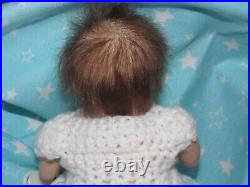 Reborn Mini Doll, Wee Mouse, 9 COA, Belly Plate