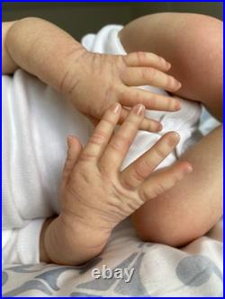 Reborn Primrose Awake By Laura Eagles Painted By Sarah Daugherty COA