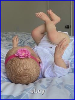 Reborn Primrose Awake By Laura Eagles Painted By Sarah Daugherty COA