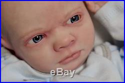 Reborn Realborn Clyde sculpt ooak fake baby life like vinyl art ARTIST doll