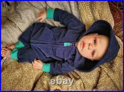 Reborn Realborn Emmy Awake OOAK Realistic Baby Doll Authentic
