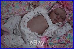 Reborn Realborn Kimberly ooak fake baby lifelike vinyl art ARTIST doll
