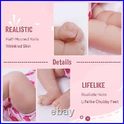 Reborn Realistic Dolls Baby Newborn Silicone Vinyl Doll Girl Body Lifelike Full