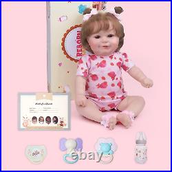 Reborn Realistic Dolls Baby Newborn Silicone Vinyl Doll Girl Body Lifelike Full