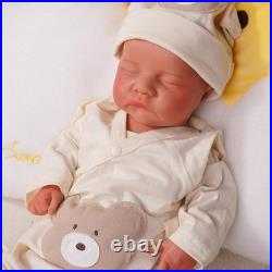 Reborn Realistic Newborn Baby Dolls 17.72 Inch Silicone Toddler Boy Lifelike