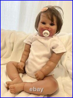 Reborn Toddler Doll Girl Simulation Maddie Weighted Cloth Jointed Body heavy