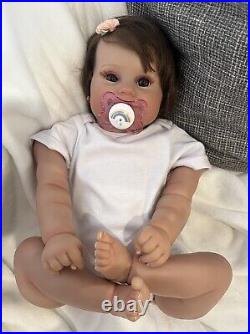 Reborn Toddler Doll Girl Simulation Maddie Weighted Cloth Jointed Body heavy