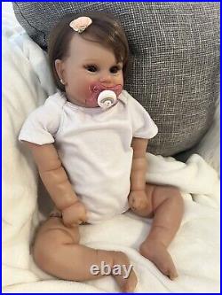 Reborn Toddler Doll Girl Simulation Maddie Weighted Cloth Jointed Body heavy