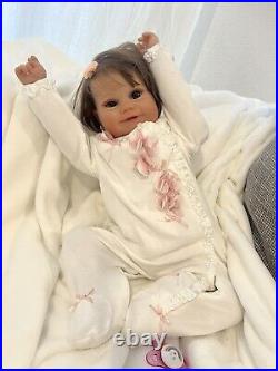 Reborn Toddler Doll Girl Simulation Maddie Weighted Cloth Jointed Body heavy