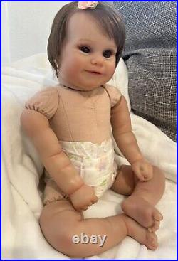 Reborn Toddler Doll Girl Simulation Maddie Weighted Cloth Jointed Body heavy