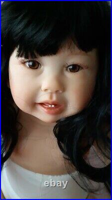 Reborn Toddler Dolls 28'' Handmade Baby Girl Doll Huge Princess 70cm Cloth Body