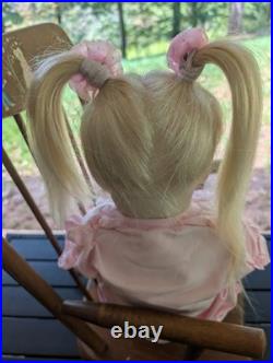 Reborn Toddler Size Doll 23 With Rooted Human Hair OOAK Reborn Amica Reborn Toddler Size Doll 23 With Rooted Human Hair OOAK Reborn Amica