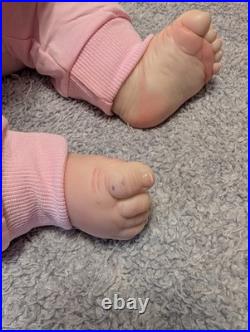 Reborn Toddler Size Doll 23 With Rooted Human Hair OOAK Reborn Amica Reborn Toddler Size Doll 23 With Rooted Human Hair OOAK Reborn Amica