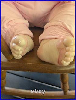 Reborn Toddler Size Doll 23 With Rooted Human Hair OOAK Reborn Amica