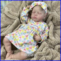Reborn Twins Girls 18 Inch Lifelike Reborn Baby Dolls Silicone vinyl Full Body
