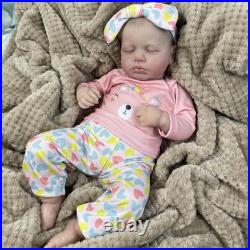 Reborn Twins Girls 18 Inch Lifelike Reborn Baby Dolls Silicone vinyl Full Body